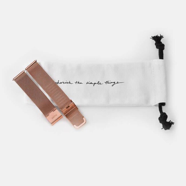 Cluse Uurwerkbandje Boho Chic Strap Mesh Rose