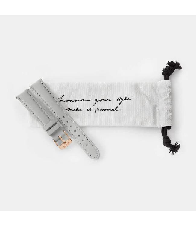 Cluse Uurwerkbandje Minuit grey/silver