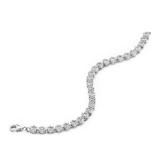 Silver Rose Armband Lucienne