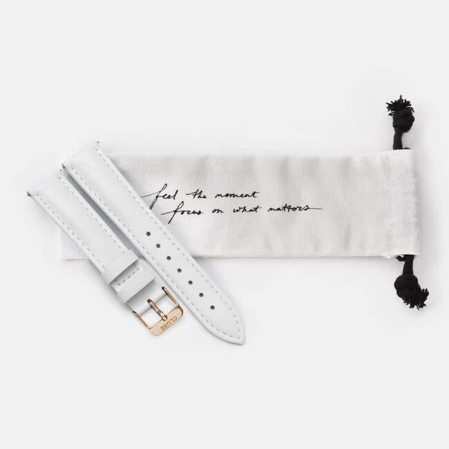Cluse Uurwerkbandje Boho Chic White/Rosegold