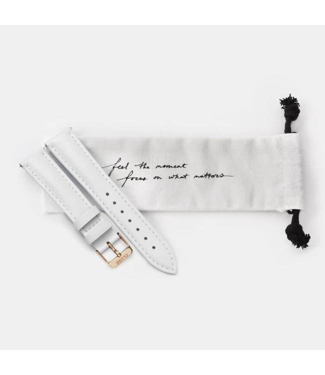 Cluse Uurwerkbandje Boho Chic White/Rosegold