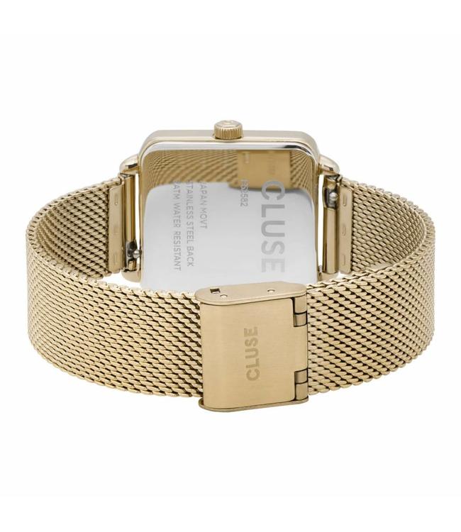 Cluse Uurwerk La garçonne gold mesh/white