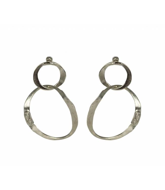 TAIM Oorring Cecelia Zilver