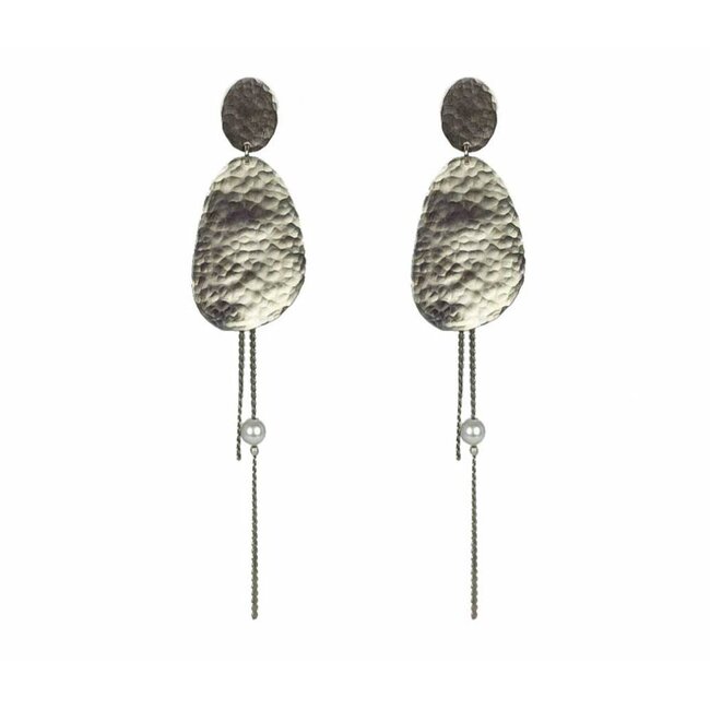 TAIM Oorring Ornate Zilver