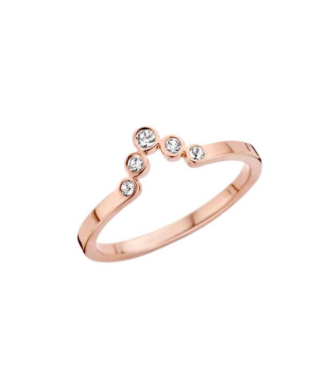 MelanO Ring Friends Pointed Rosegold CZ