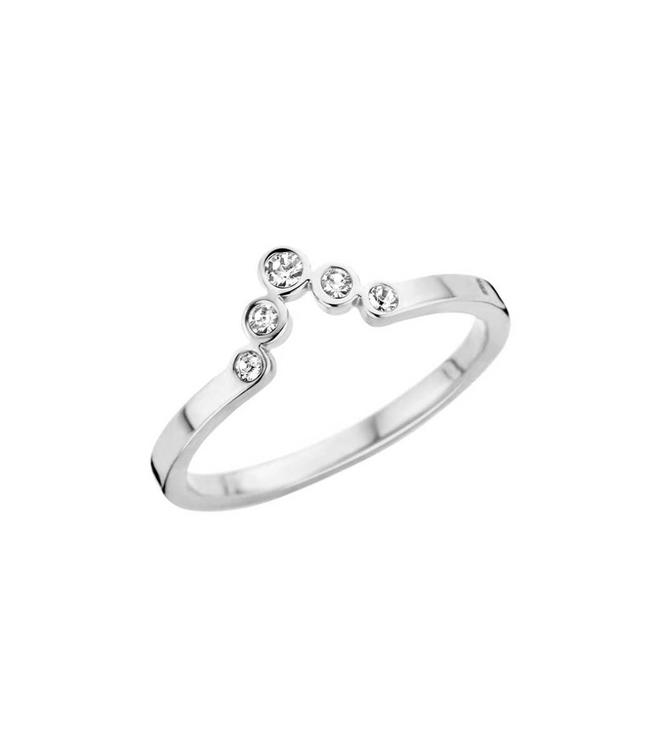 MelanO Bague Friends Pointed Silver CZ Babazou