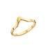 MelanO Bague Friends Pointed Gold