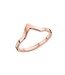 MelanO Bague Friends Pointed Rosegold
