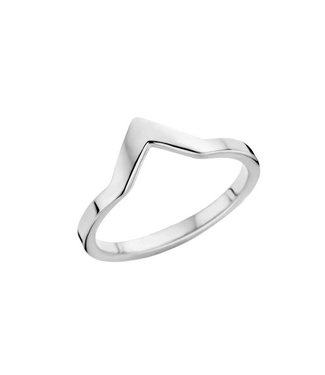 MelanO Ring Friends Pointed Silver