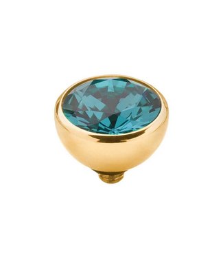 MelanO Twisted CZ setting, G, Azure