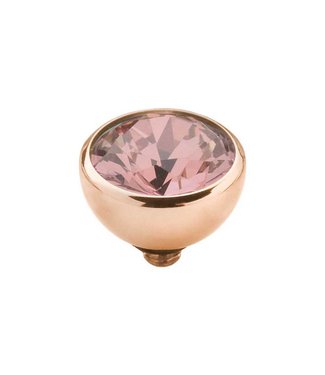 MelanO Twisted CZ setting, Blush, RG