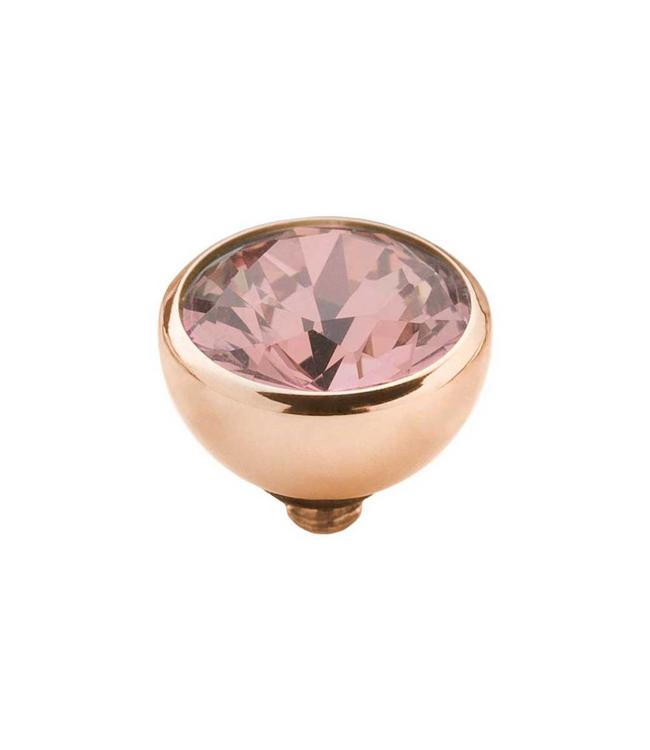 MelanO Twisted CZ setting, RG, Blush