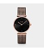Cluse Montre Triomphe Mesh Bicolour Rose Gold Black
