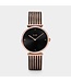 Cluse Montre Triomphe Mesh Bicolour Rose Gold Black