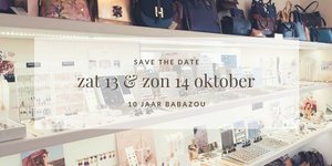 13 & 14 oktober: Babazou viert tienjarig bestaan!