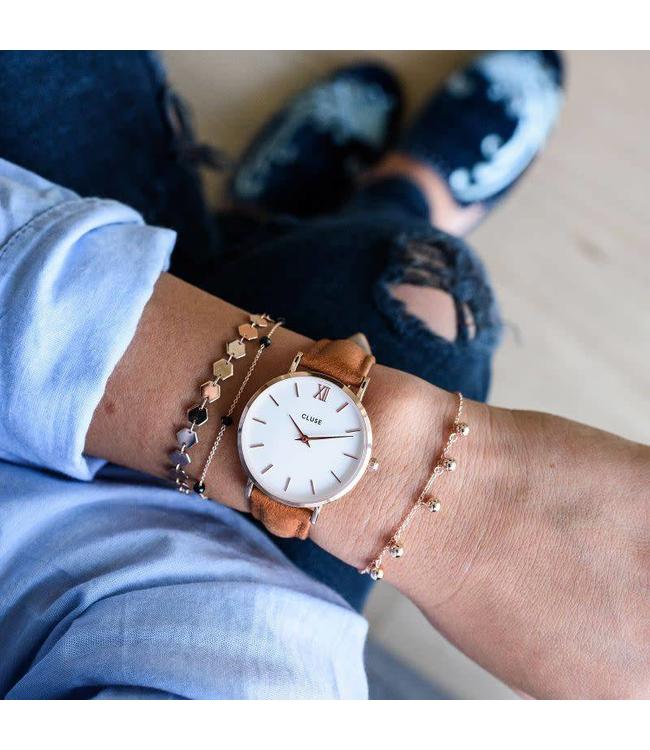 Cluse Bracelet Minuit Strap Caramel Rose