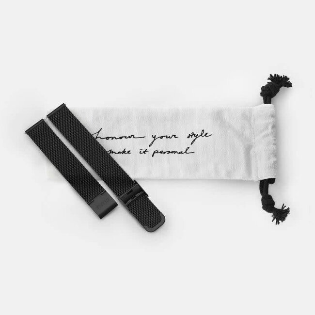 Cluse Uurwerkbandje Minuit Strap Mesh Black