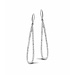 Silver Rose Earring Lady Jane