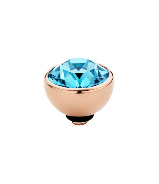 MelanO Twisted CZ setting Aquamarine