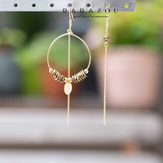 Murielle Perrotti Oorring Mathilde Gold Gold