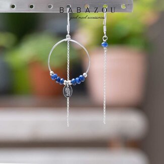 Murielle Perrotti Oorring Mathilde Silver Blue