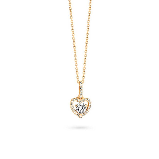 Silver Rose Halsketting Vita