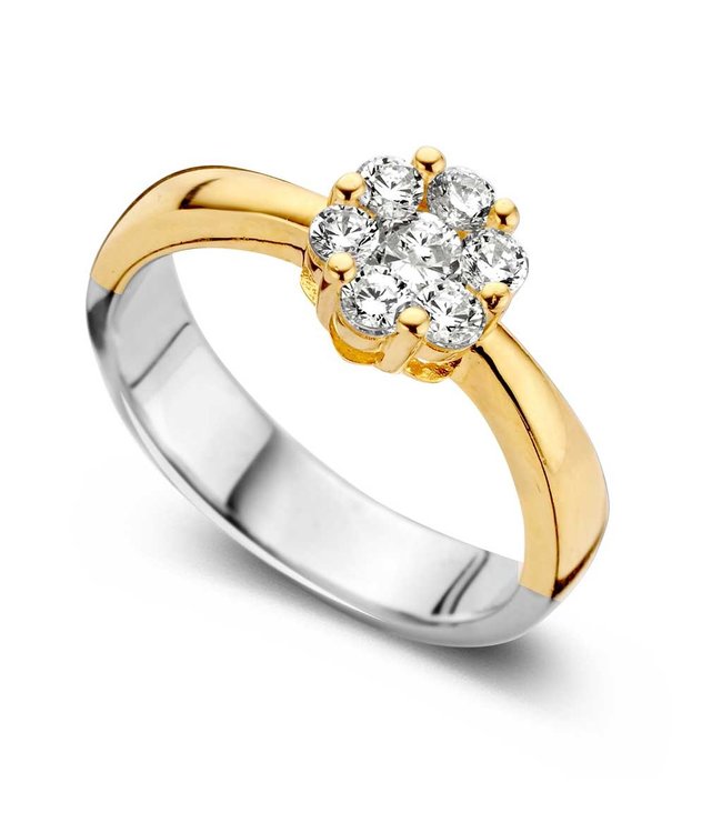 Silver Rose Ring Valentina