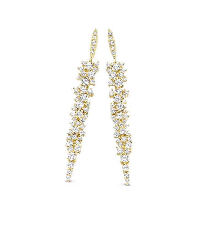 Silver Rose Oorring Tamara