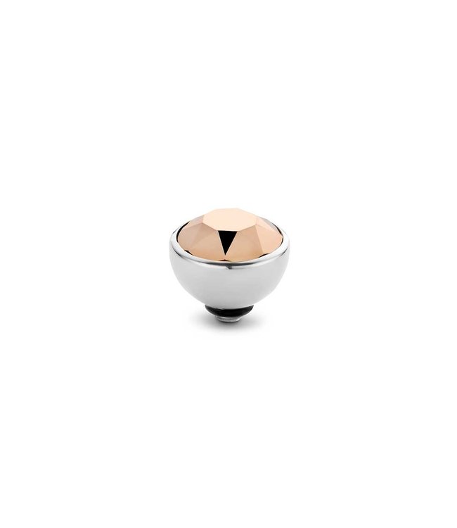 MelanO Zetting TW cz setting, Crystal rose gold