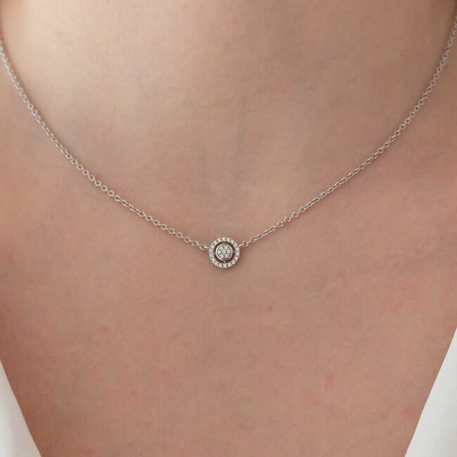 Silver Rose Halsketting Feya