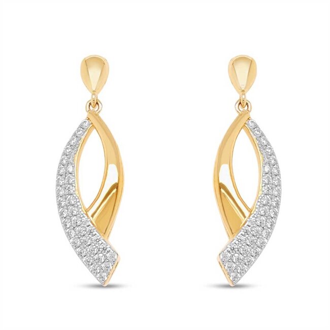 Silver Rose Oorring Elyn