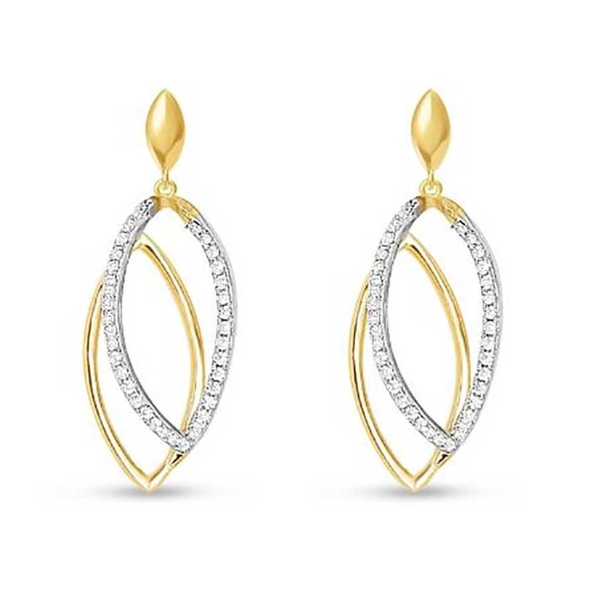 Silver Rose Oorring Eloisa