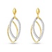 Silver Rose Oorring Eloisa