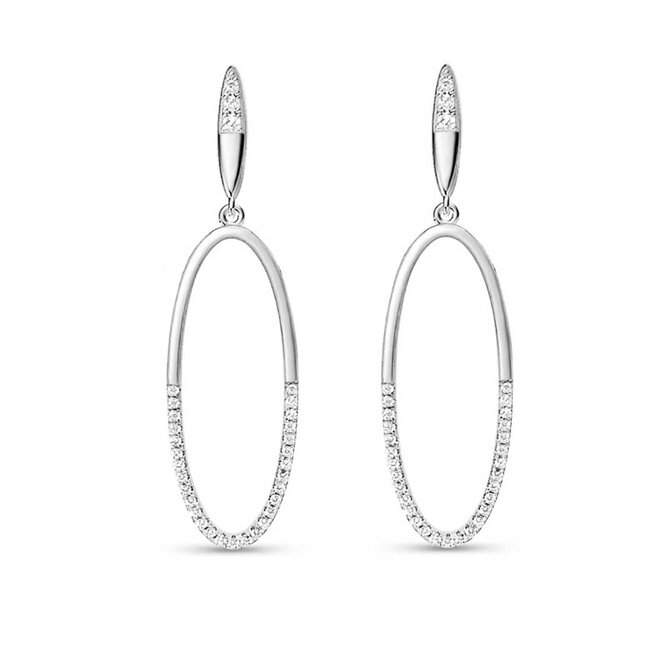 Silver Rose Oorring Esmey