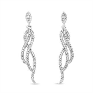 Silver Rose Oorring Eveliene