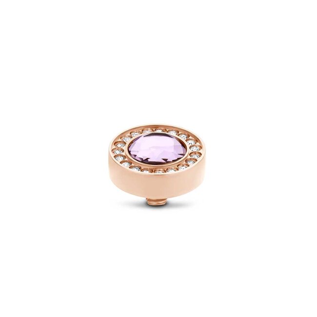 MelanO TW Halo cz stone L. Rose
