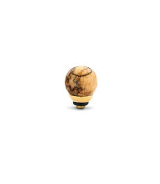 MelanO Twisted setting Gem ball Picture Jasper