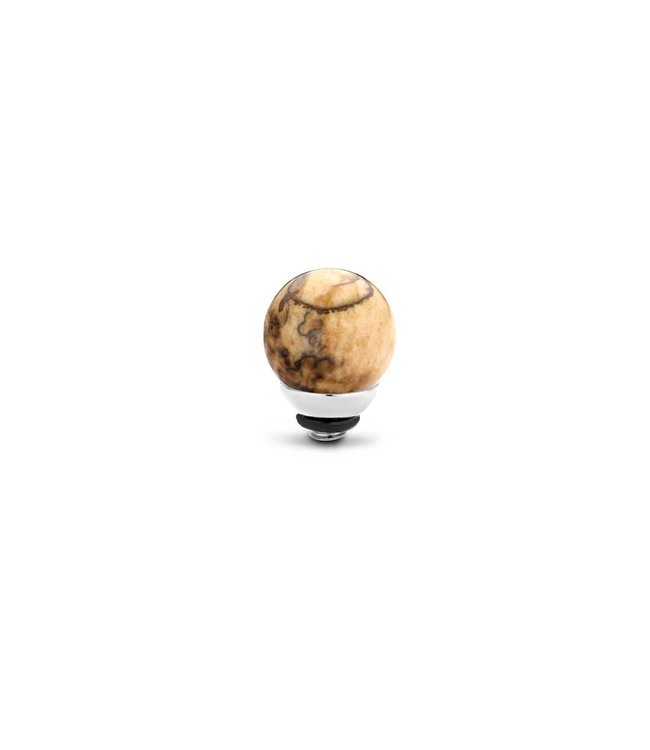 MelanO Twisted setting Gem ball Picture Jasper