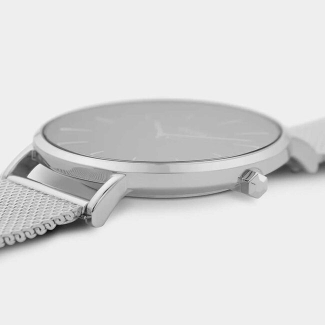 Cluse Uurwerk Boho Chic Mesh silver/black