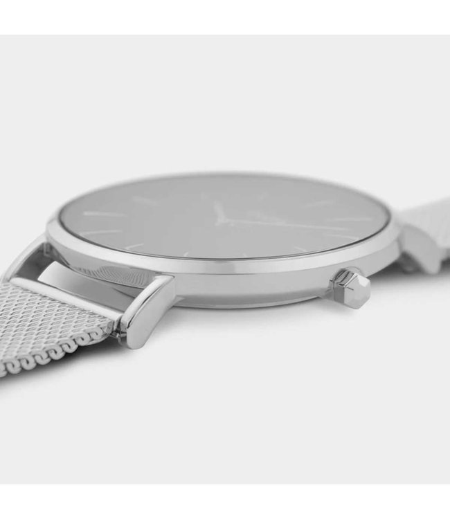 Cluse Uurwerk Boho Chic Mesh silver/black