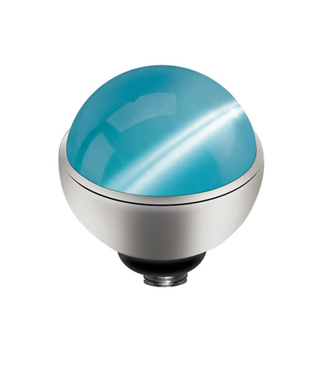 MelanO Twisted Cateye setting Light Blue