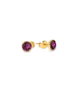 MelanO Mabel earring Aubergine