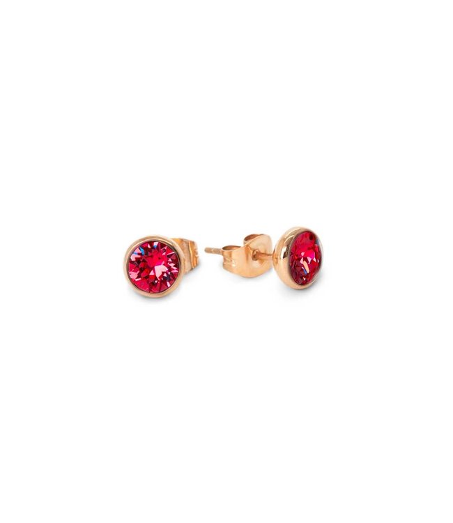 MelanO Mabel earring Ruby red