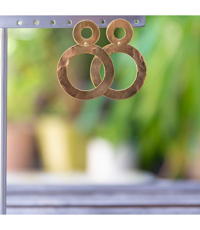 TAIM Oorring Catia Goud