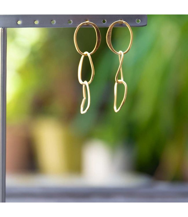 TAIM Oorring Aldara Goud