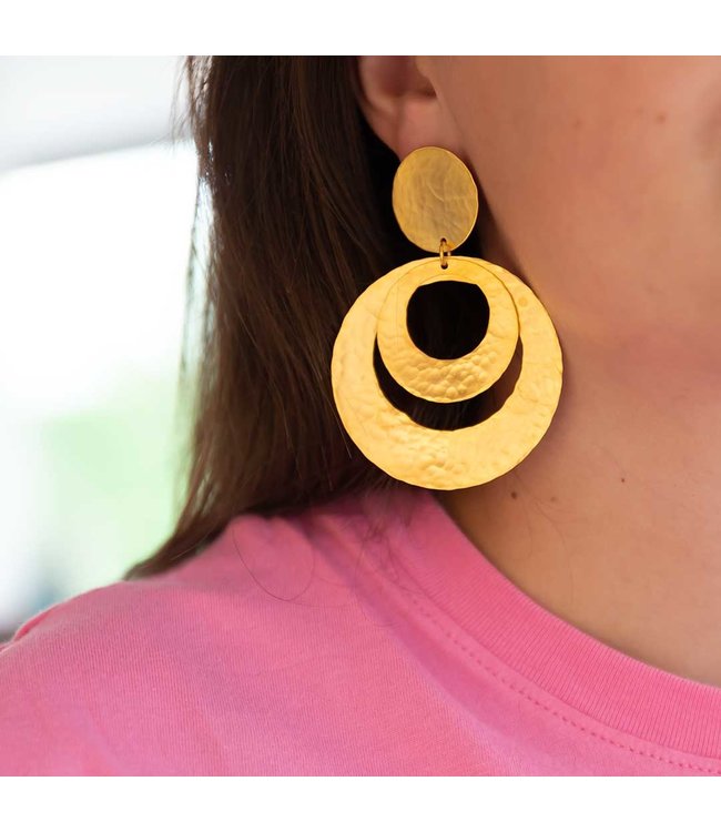 TAIM Oorring Hermia Goud