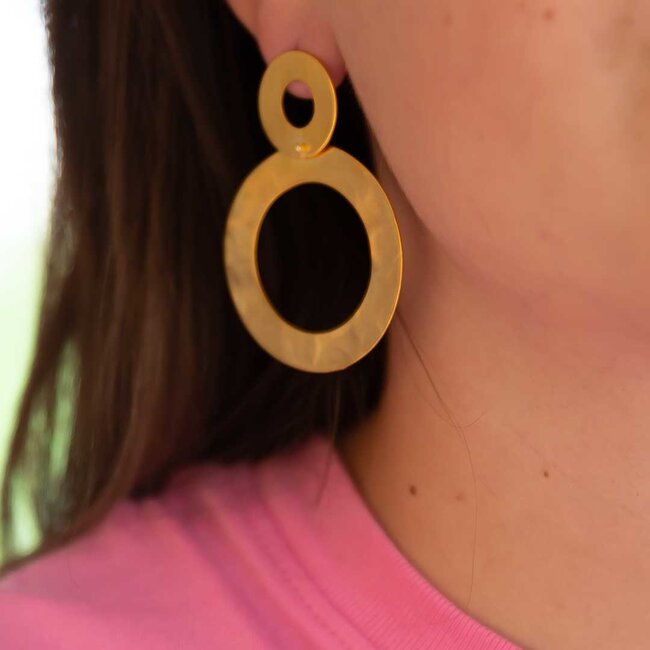 TAIM Oorring Catia Goud
