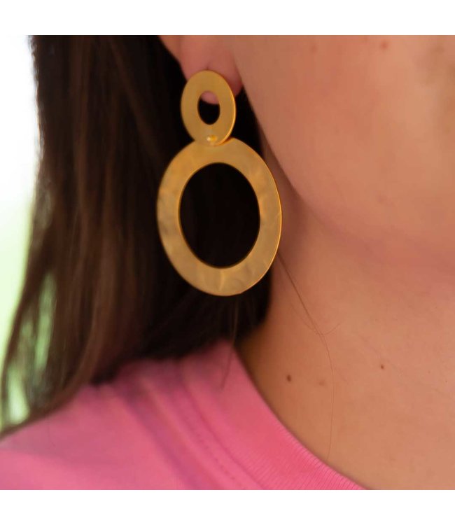 TAIM Oorring Catia Goud