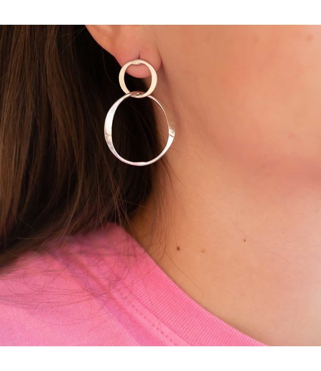 TAIM Oorring Cecelia Zilver