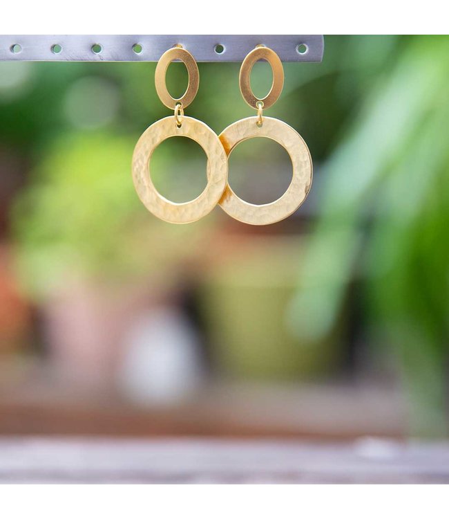 TAIM Oorring Olympia Goud